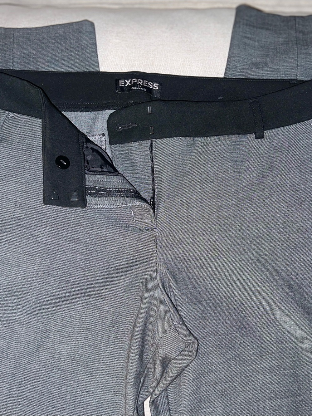 Express gray dress pants in women’s size 10